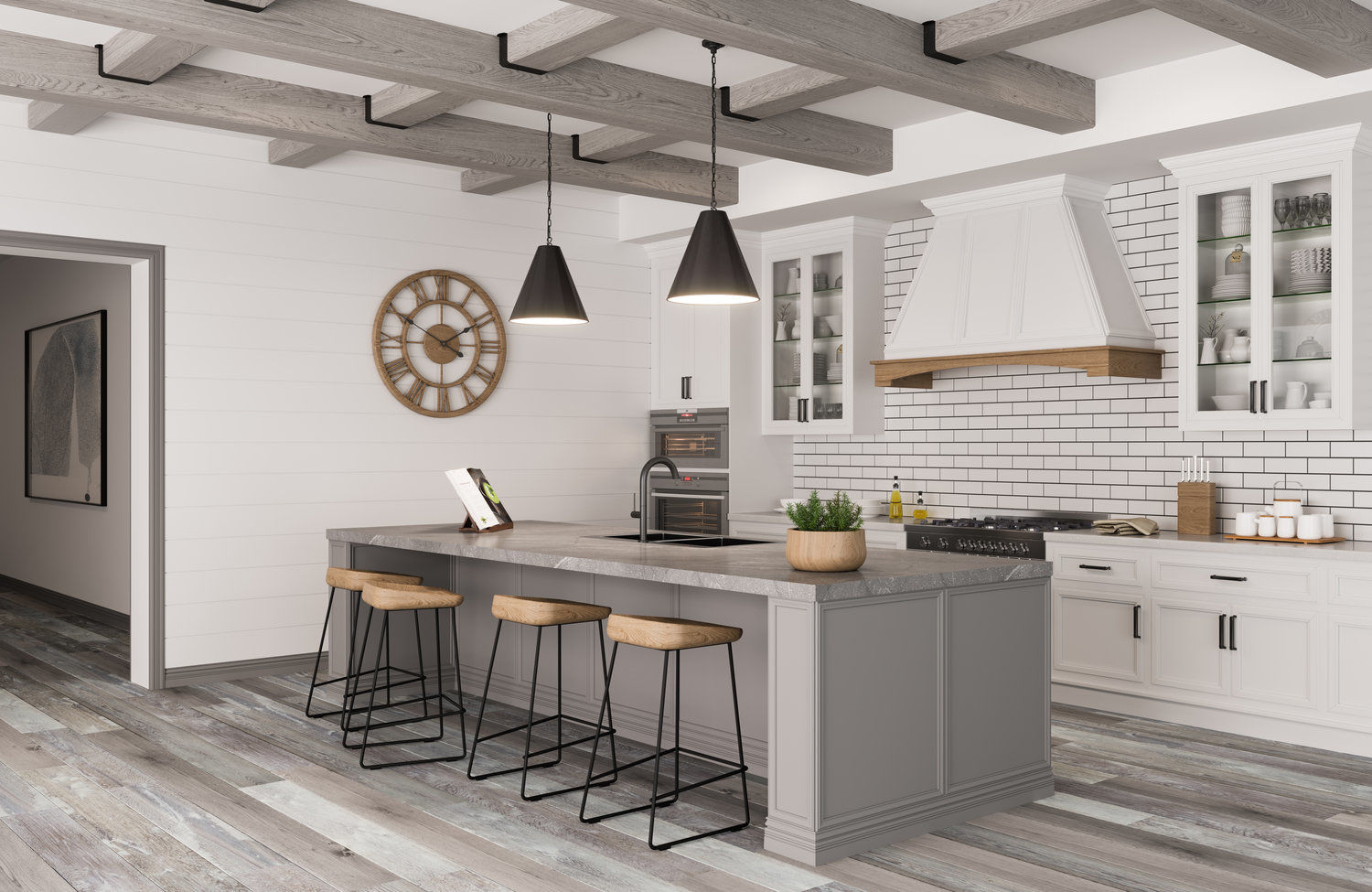 Wood beams 01